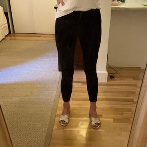 100% AUTHENTIC L’AGENCE MARGOT SKINNY JEANS BLACK SIZE 26